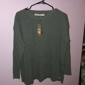 Woolrich olive green sweater